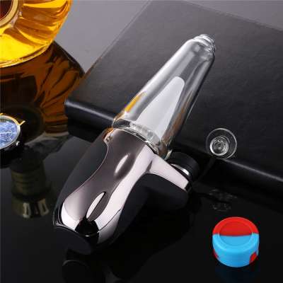 Latest glass electronic smoking pipe water pipes with new design