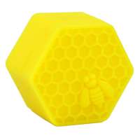 YHS 26ml Hexagon Honeybee Silicone Container For Smoking Aaccessories Tobacco Silicone Container