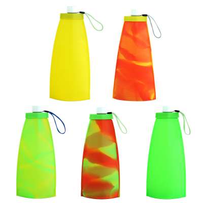 High quality travel wine cooler ice bag convenient to take away food-grade silicone red wine bag for travel